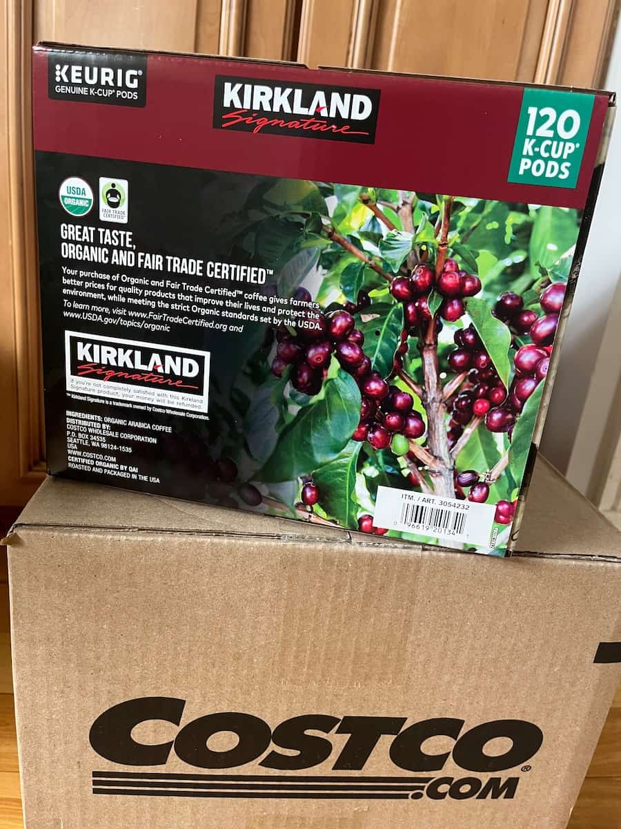 costco kirkland coffee k cups