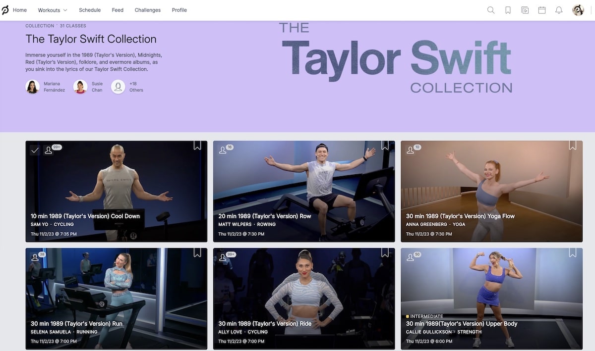 How one can Do the Taylor Swift Exercise on Peloton